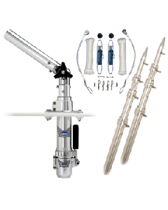 Rupp Classic Top Gun Outrigger Kit w/18' Poles & Complete Single Line Rigging Kit w/Klickers Release Clips