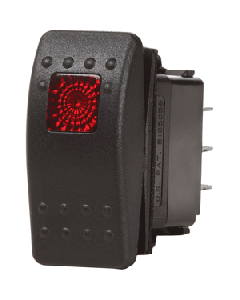Blue Sea 7943 Contura II Switch SPDT - (ON)-OFF-ON - Black 7943