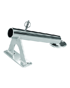 Rupp Fixed Mount Center Rigger Holder - Silver CA-0002