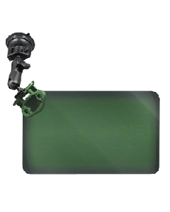 RAM Mount Suction Cup Mount w/Dark Green Sun Visor - 50% Tint RAM-B-166-326-VIS-G1U