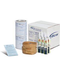 Dicor Corporation Rubber Roof Install Kit Dove DCC 401CKD