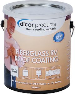 Dicor Corporation Fiberglass Roof Coating Gal DCC RPFRC1