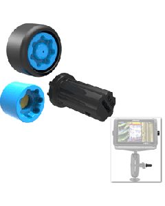 RAM Mount Pin-Lock Security Kit f/ 2.25"/3.38" D/E Size Mount and Gimbal Bracket RAP-S-NUT5-GU