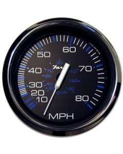 Faria Chesapeake Black Ss 4" Speedometer 80Mph Mechanical