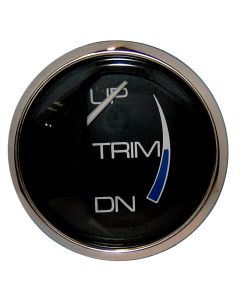 Faria Chesapeake Black Ss 2" Trim Gauge Merc Mariner