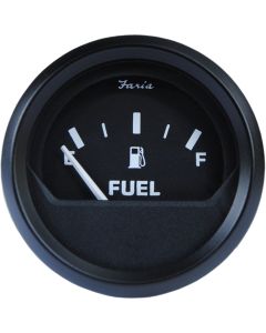 Faria Euro Black 2" Fuel Level Gauge (E-1/2-F) Gp9357