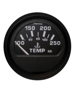 Faria Euro Black 2" Water Temperature 100-250F Gp9118