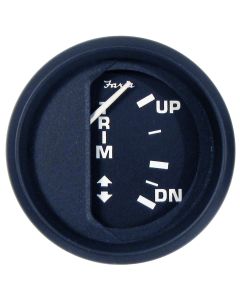 Faria Euro Black 2" Trim Gauge J/E Suzuki Outboard Gp9305