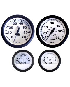 Faria Euro White Box Set Outboard Speedo Tach (7000)
