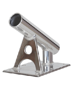Lee's MX Pro Series Fixed Angle Center Rigger Holder - 30° - 1.5" ID - Bright Silver MX7002CR