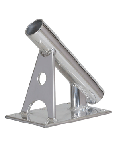 Lee's MX Pro Series Fixed Angle Center Rigger Holder - 45° - 1.5" ID - Bright Silver MX7003CR