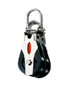 Ronstan Series 20 Ball Bearing Block - Double - 2-Axis Shackle Head RF20202