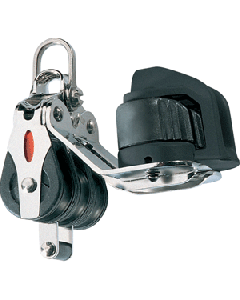 Ronstan Series 20 Ball Bearing Block - Triple - Becket - Cam Cleat - 2-Axis Shackle Head RF20332