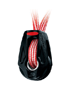 Ronstan Series 20 Ball Bearing Orbit Block - Single - Dyneema Lashing - Becket Option RF25109