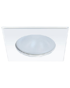 Quick Blake XP Downlight LED -  4W, IP66, Spring Mounted - Square White Bezel, Round Warm White Light FAMP3012B02CA00
