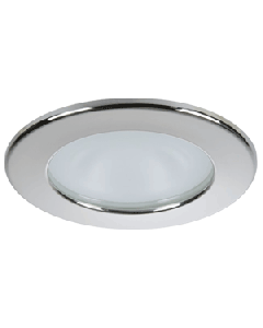 Quick Kai XP Downlight LED - 4W, IP66, Spring Mounted - Round Stainless Bezel, Round Warm White Light FAMP2492X02CA00