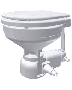 Raritan Sea Era Household Size Toilet - Remote/Pump - Straight & 90&deg; Discharge - Smart Switch - White 162HR012