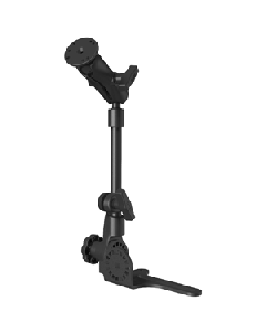 RAM Mount Universal No-Drill RAM Pod HD Vehicle Mount w/Double Socket Arm & 2.5" Round Base (AMPS Hole Pattern) RAM-316-HD-202U