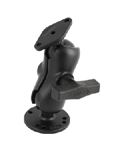 RAM Mount Screw Down Surface Mount Short Arm 1.5" Ball RAM-138U-B