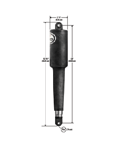 Lenco 102 Series Standard Actuator - 24V - 4-1/4" Stroke 15066-001