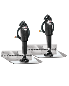 Lenco 9" x 12" Electro-Polished Standard Trim Tab Kit 15113-101