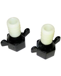 Shurflo 5/8" Barb X 1/2" Npt-F Hex/Wingnut Straight Fitting