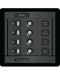 Blue Sea 1455 4 Position  Switch Clb Square