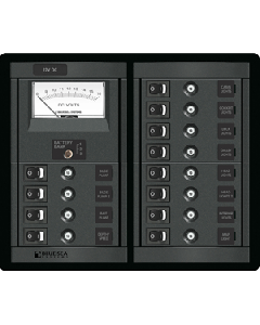 Blue Sea 1464 12 Position  Switch Clb + Meter Square