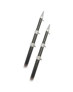 Rupp 15' Fixed Carbon Fiber Outrigger Poles 1.5" Base
