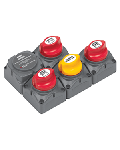 Bep Battery Dist Cluster Twin Inboard W/ 3 Battery Banks