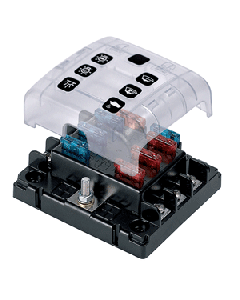BEP ATO/ATC SIX WAY FUSE HOLDER W/ QUICK CONNECT ATC-6WQC