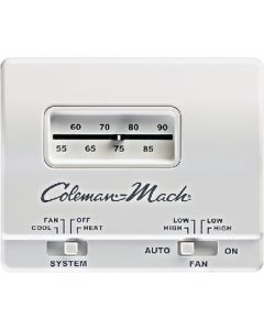 COLEMAN MACH ANALOG T-STAT HEAT/COOL WHT 7330G3351