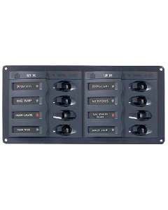 BEP DC PANEL - 8-WAY -  HORIZONTAL 901H
