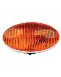 FULTYME RV PORCH LGHT OVL W/SWTCH AMBER 590-1122