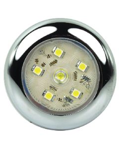 FULTYME RV LED RND UTLTY 6 DIODE CLEAR 1158
