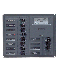 Bep Ac Circuit Breaker Panel With Analog Meters 8Sp 2Dp