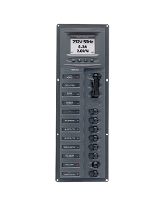 Bep Ac Circuit Breaker Panel  With Digital Meters 8Sp 2Dp