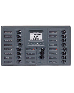 BEP AC CIRCUIT BREAKER PANEL  WITH DIGITAL METERS 16SP 2DP 900-AC4-ACSM-110