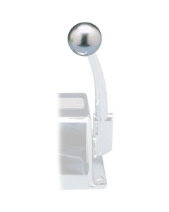 Rupp Control Knob Silver For  Morse Controls (3/8-24 Thread)