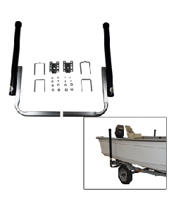 C.E. Smith 40" PVC Post Guide-On w/Unlighted Posts - Black 27626