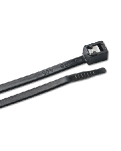 Ancor 8" Uv Black Self Cutting Cable Zip Ties 500 Pack