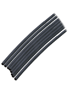 Ancor Heat Shrink Tubing 1/8" X 12" Black 10 Pack <18 Awg