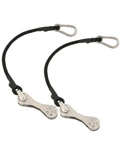 Taco Shock Cord With Double Roller (Pair)