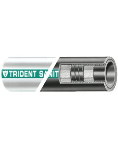 Trident hose 1-1/2  Sani Hose Black Rubber TRC 1011124