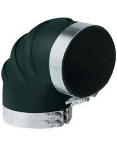 Trident hose 90 Deg.Rub.Elbow W/T Clamp 3In TRC TRL390SS