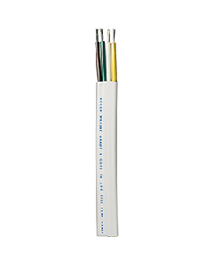 Ancor Trailer Cable - 16/4 AWG - Yellow/White/Green/Brown - Flat - 300' 154030