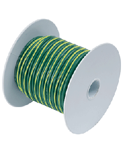 Ancor Green W/ Yellow Stripe 25' 10 Awg Wire
