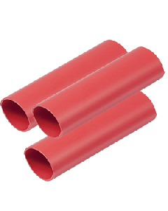 Ancor Heavy Wall Heat Shrink Tubing 3/4" X 6" Red 3 Pk