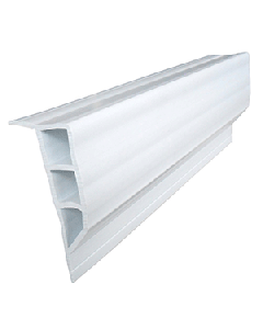Dock Edge Standard PVC Full Face Profile - 16' Roll - White 1160-F
