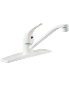 KITCHEN FAUCET SINGLE LEV.WHT 621-DFNMK600WT